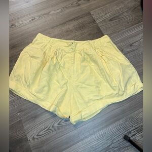 Anthropologie Pale Yellow Women’s Shorts